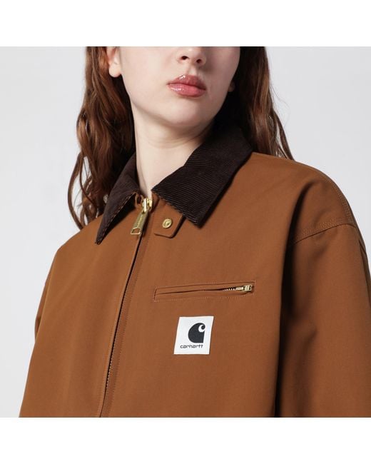 Carhartt Brown W' Clark Jacket Hamilton/Tobacco