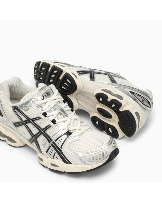 Sneaker gel-nimbus 9 crema/nera di Asics in White da Uomo
