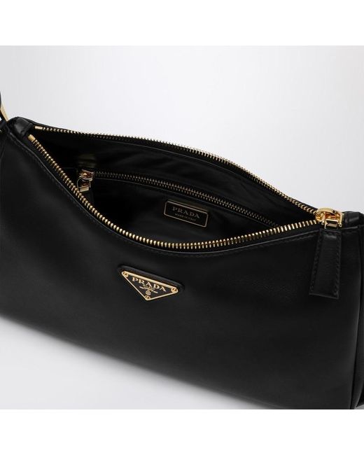 Borsa aimée media nera in pelle di Prada in Black