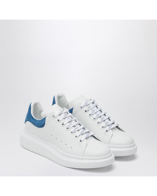 Sneaker oversize bianca/blu di Alexander McQueen in White da Uomo