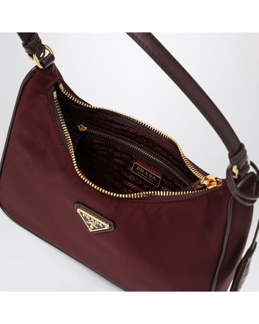 Borsa a mano re-edition 2005 di Prada in Purple