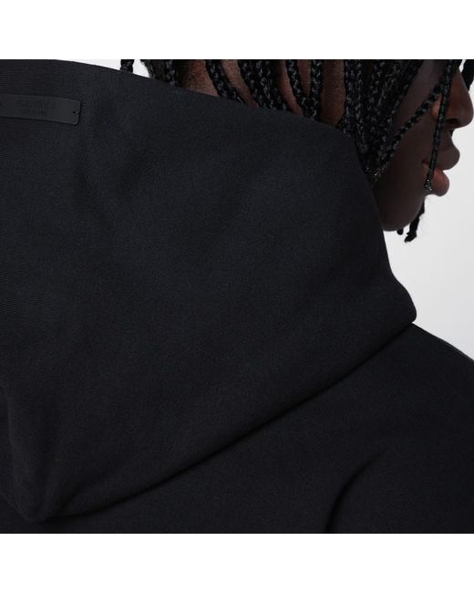 Fear Of God Black Zip Sweatshirt With Logo for men