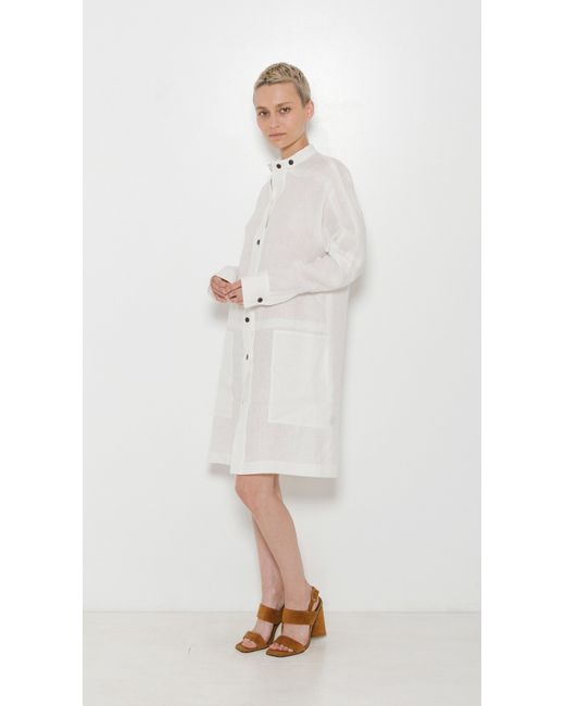 luisa et la aina duster in white save 30 lyst luisa et la aina duster in white save 30 lyst