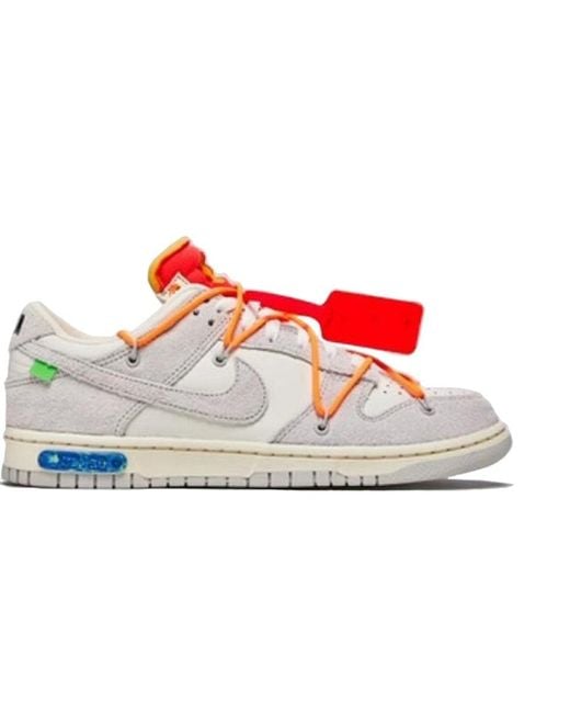 Asentar Silla Copiar Off-White c/o Virgil Abloh Nike Dunk Low X Lot 31 in Red | Lyst