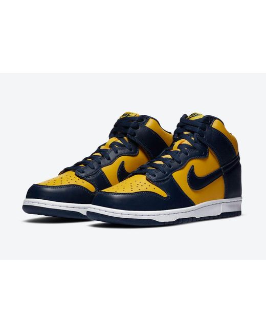 Formen Armstrong Udfordring Nike Dunk High Michigan (2020) in Blue | Lyst