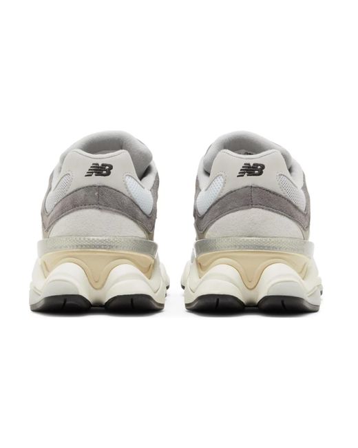 New Balance 9060 Rain Cloud/Castlerock/White Sneakers - Farfetch
