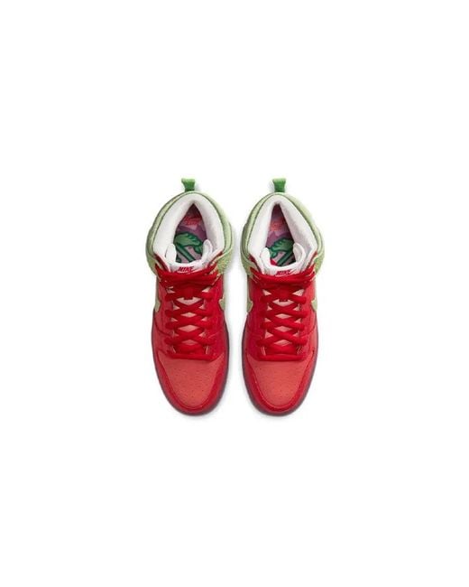 Nike Dunk High Strawberry Cough in Red | Lyst
