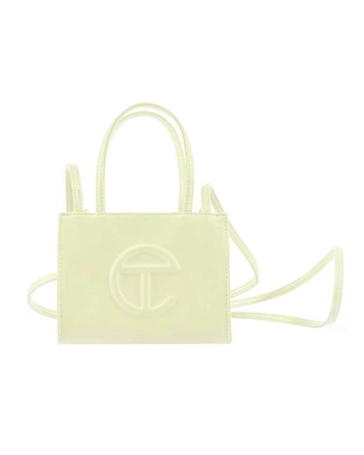 Telfar Shopping Bag Small Glue in White | Lyst