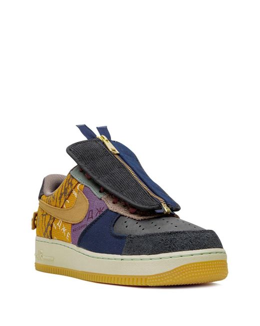 Nike Travis Scott X Air Force 1 Cactus Jack in Blue Lyst