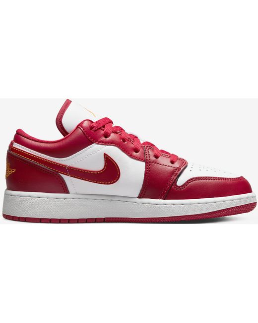 Nike Jordan 1 Low Cardinal Red (gs) in Black Lyst