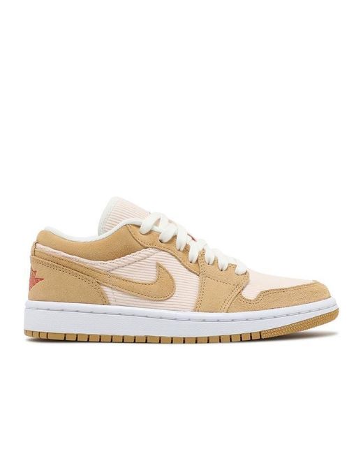 Nike Jordan 1 Low Twine Orange Corduroy Suede Lyst