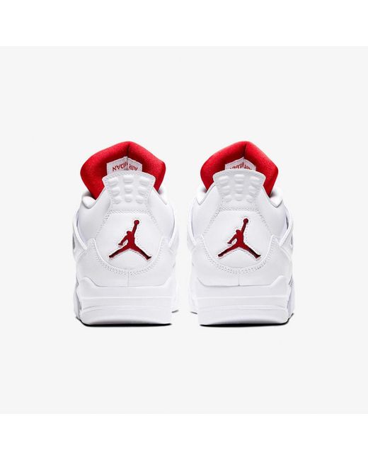 Nike Jordan 4 Retro Metallic Red (m) in White | Lyst