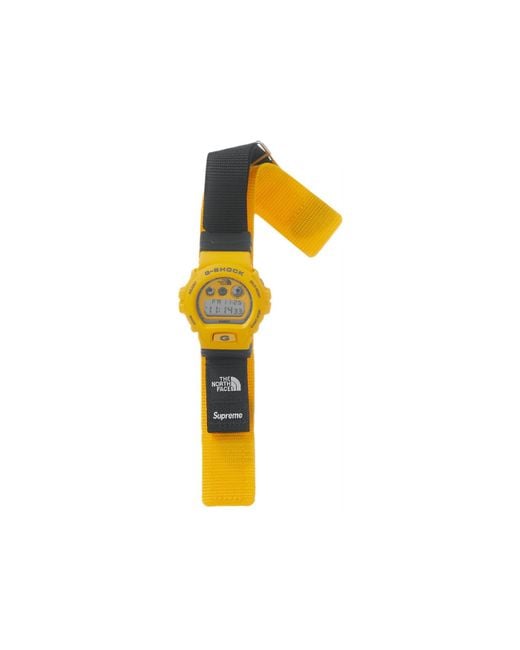 Supreme The North Face G-shock Watch Yellow in Black | Lyst