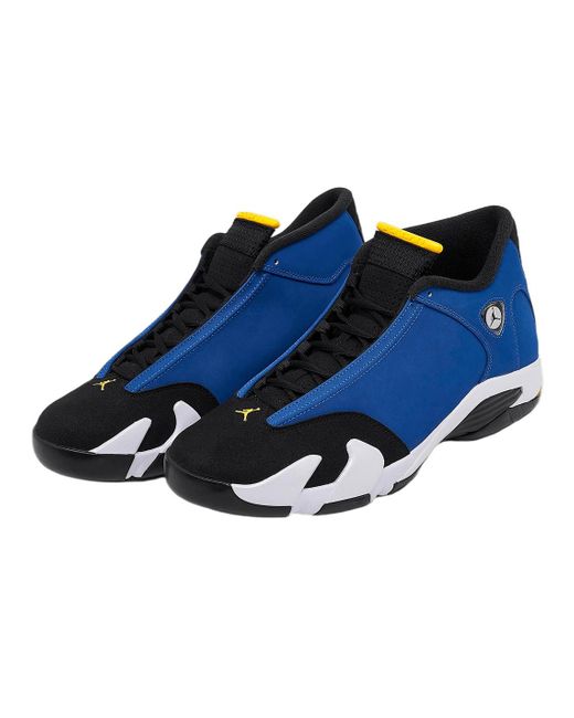 Jordan retro 14 top blue and black
