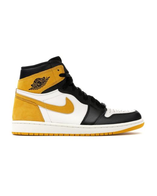 Nike Jordan 1 Retro High Yellow Ochre in Black Lyst