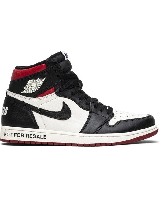 Nike Jordan 1 Retro High Not For Resale Varsity Red in Black | Lyst