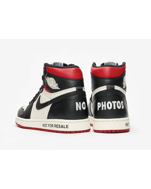 Nike Jordan 1 Retro High Not For Resale Varsity Red in Black | Lyst