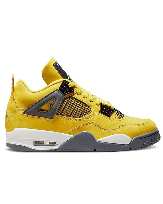Nike Jordan 4 Retro Lightning 2021 (m) in Yellow Lyst