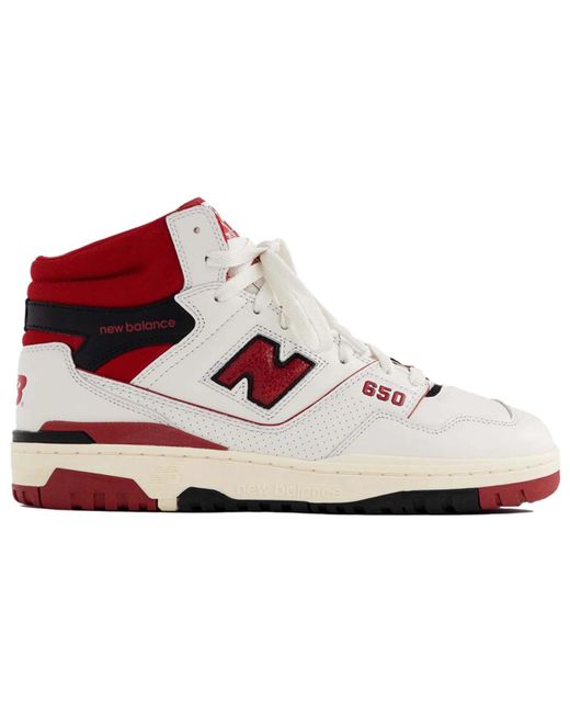 New Balance 650r Aime Leon Dore White Red in Black | Lyst