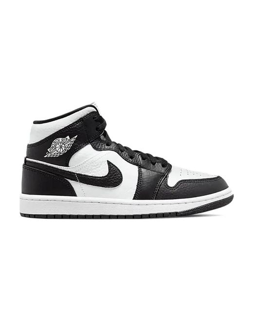 Nike Jordan 1 Mid Split Black White (w) | Lyst