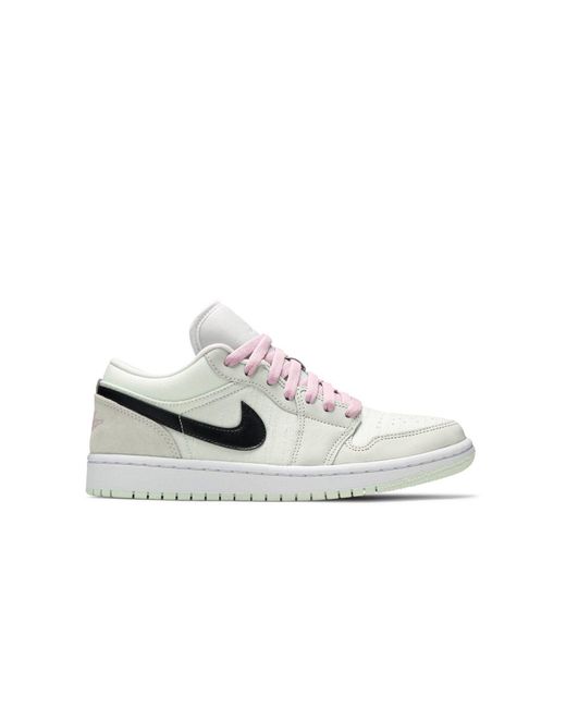 green and white jordan 1 low