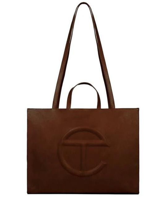 Telfar Shopping Bag Large Chocolate in Brown | Lyst