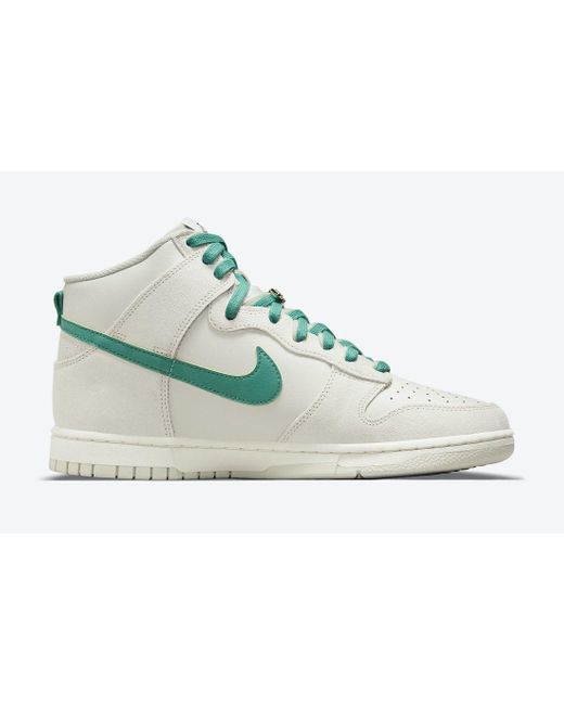 Nike Dunk High First Use Light Bone Green Noise (gs) in Black | Lyst