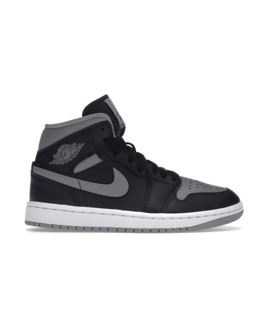 Nike Air Jordan 1 Mid Shadow (w) in Black | Lyst