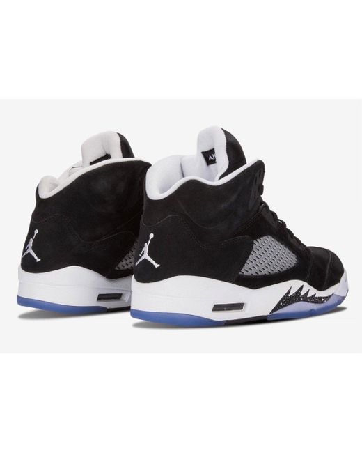 Nike Jordan 5 Retro Moonlight in Black | Lyst