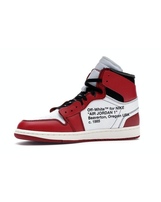 jordan 1 retro high off white red