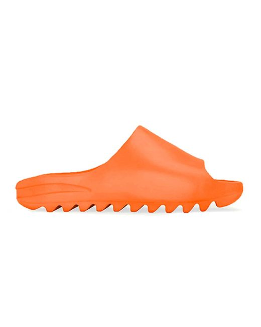 Yeezy Slide Enflame Orange in Red | Lyst