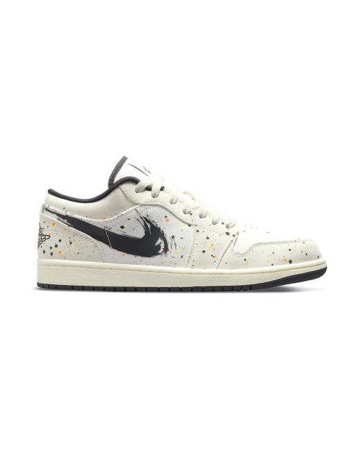 Nike Jordan 1 Low Paint Splatter Brushstroke in Black Lyst
