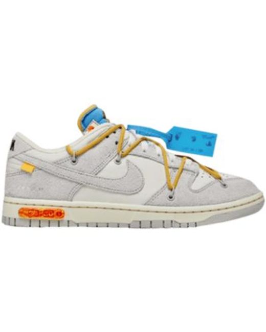 Off-White c/o Virgil Abloh Nike Dunk Low X Lot 34 in White | Lyst