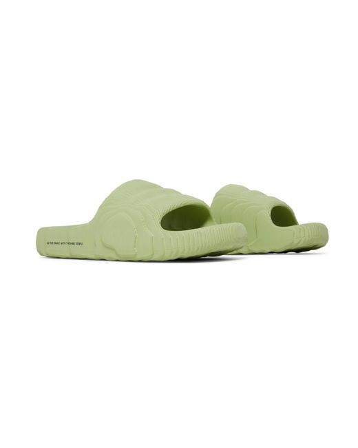 adidas Adilette 22 Slides Magic Lime in Green | Lyst