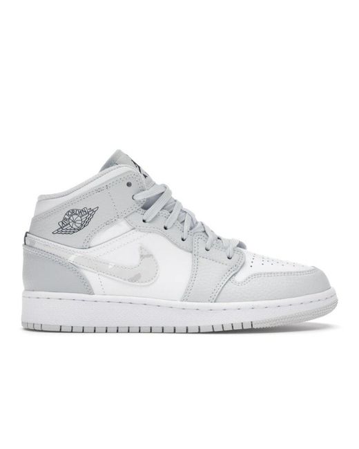 jordan1 mid grey camo