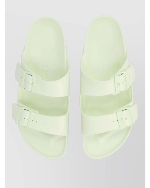 Birkenstock Yellow Double Strap Slides Open Toe Sandal