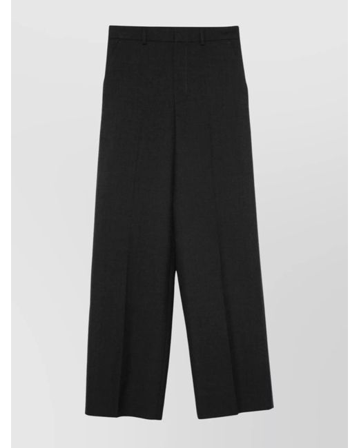 Gucci Black Wool Trousers
