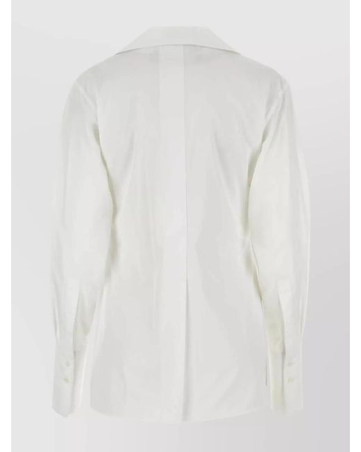 Givenchy White Cotton Regular-Fit Shirt