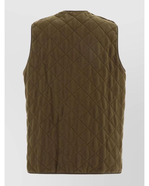 Barbour Green Polarquilt Quilted Vest for men