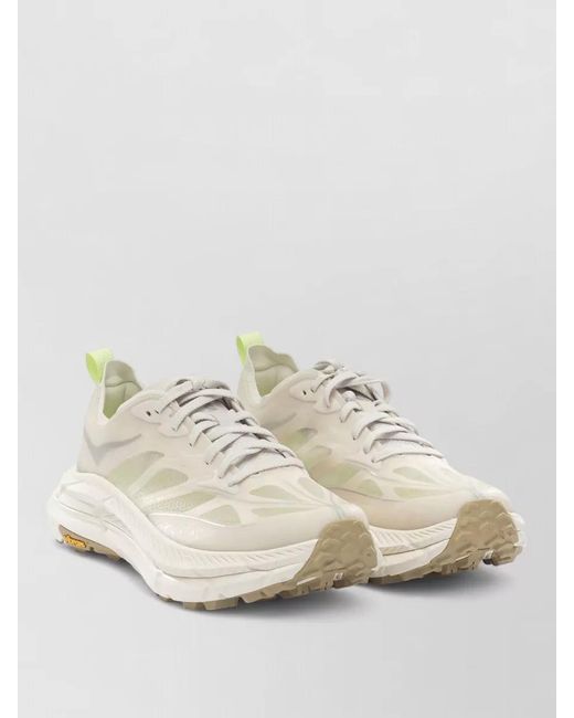 Hoka One One White Nylon Low-Top Sneakers for men