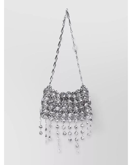 Rabanne White 1969 Chain Mail Shoulder Bag
