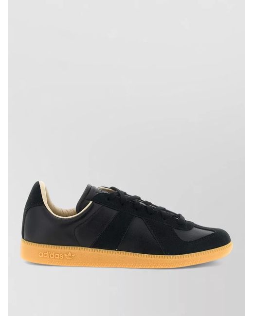 Adidas Originals Blue Army Lace Up Sneakers Suede Leather for men