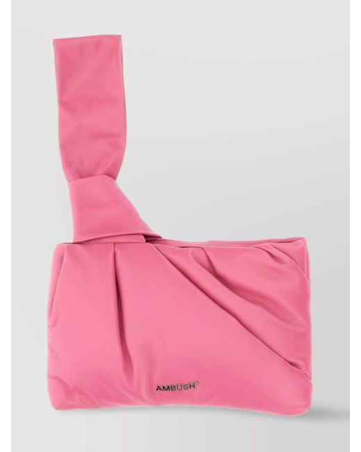 Ambush Pink Nejiri Wrist Clutch Bag