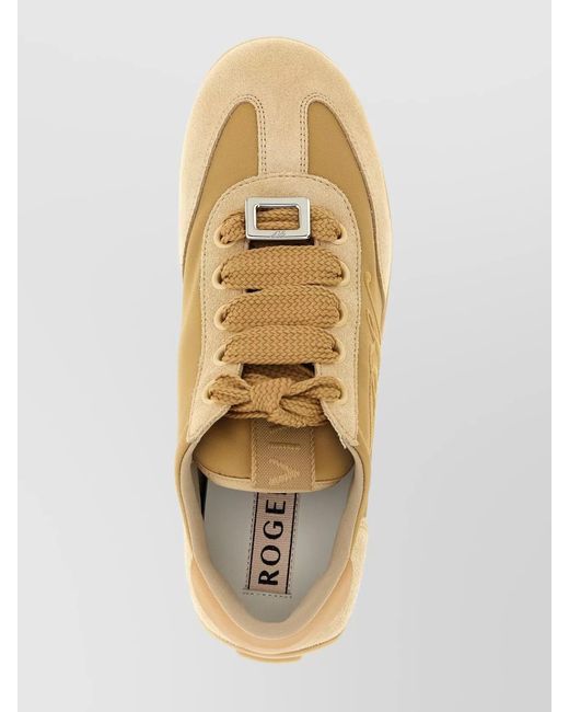 Roger Vivier Multicolor Leather Low-Top Sneakers