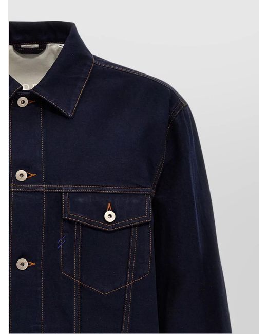 Burberry Blue Denim Jackets for men