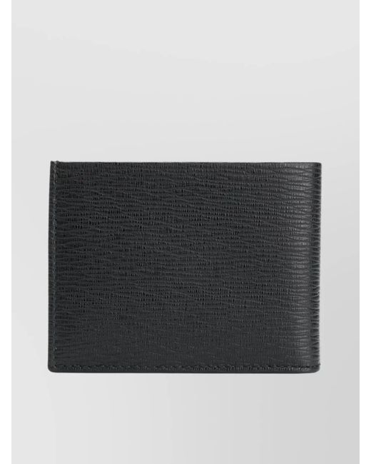 Ferragamo Black Leather Wallet for men