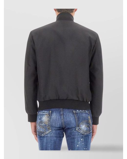 DSquared² Blue Regular-Fit Bomber Jacket for men