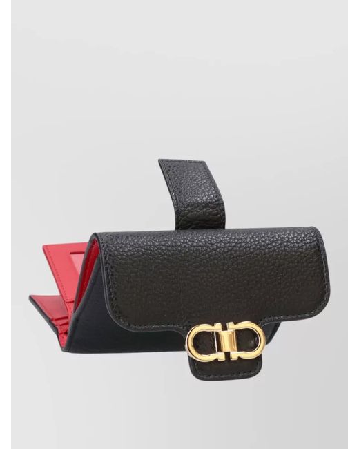 Ferragamo Blue Leather Purse