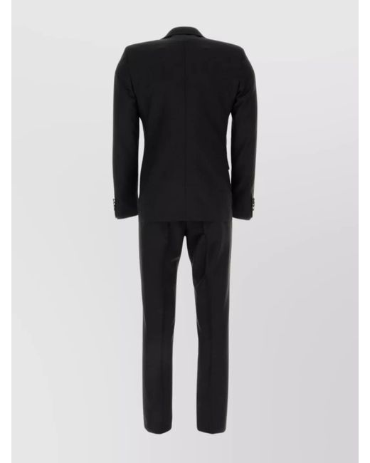 Prada Black Wool Mohair Tuxedo for men