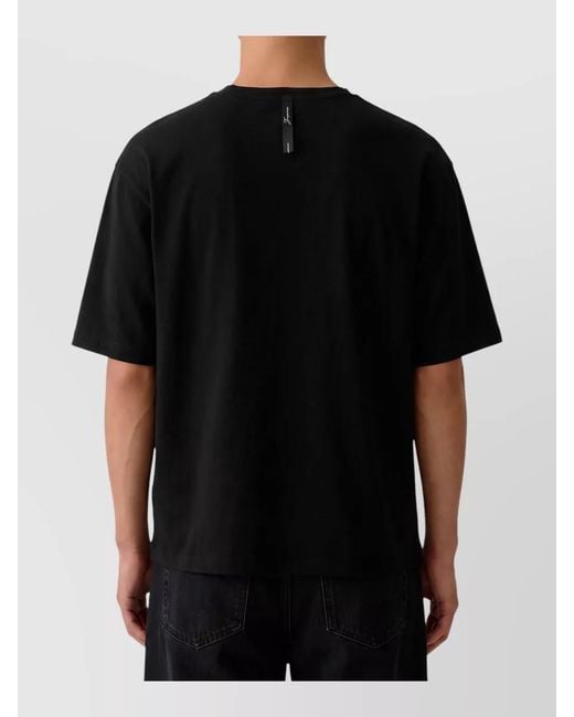 Jacquemus Black Jersey T Shirt Short Sleeves Crew Neck for men